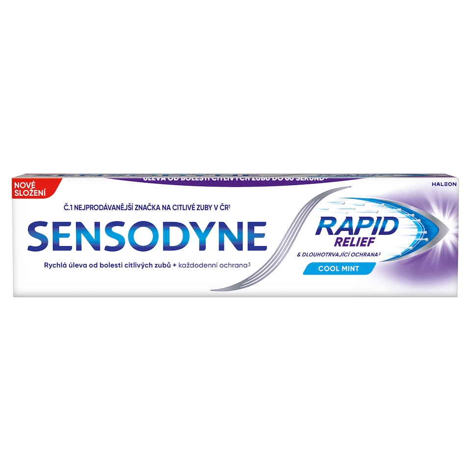 image 1 of Sensodyne Rapid Relief Cool Mint Toothpaste with Fluoride 75ml