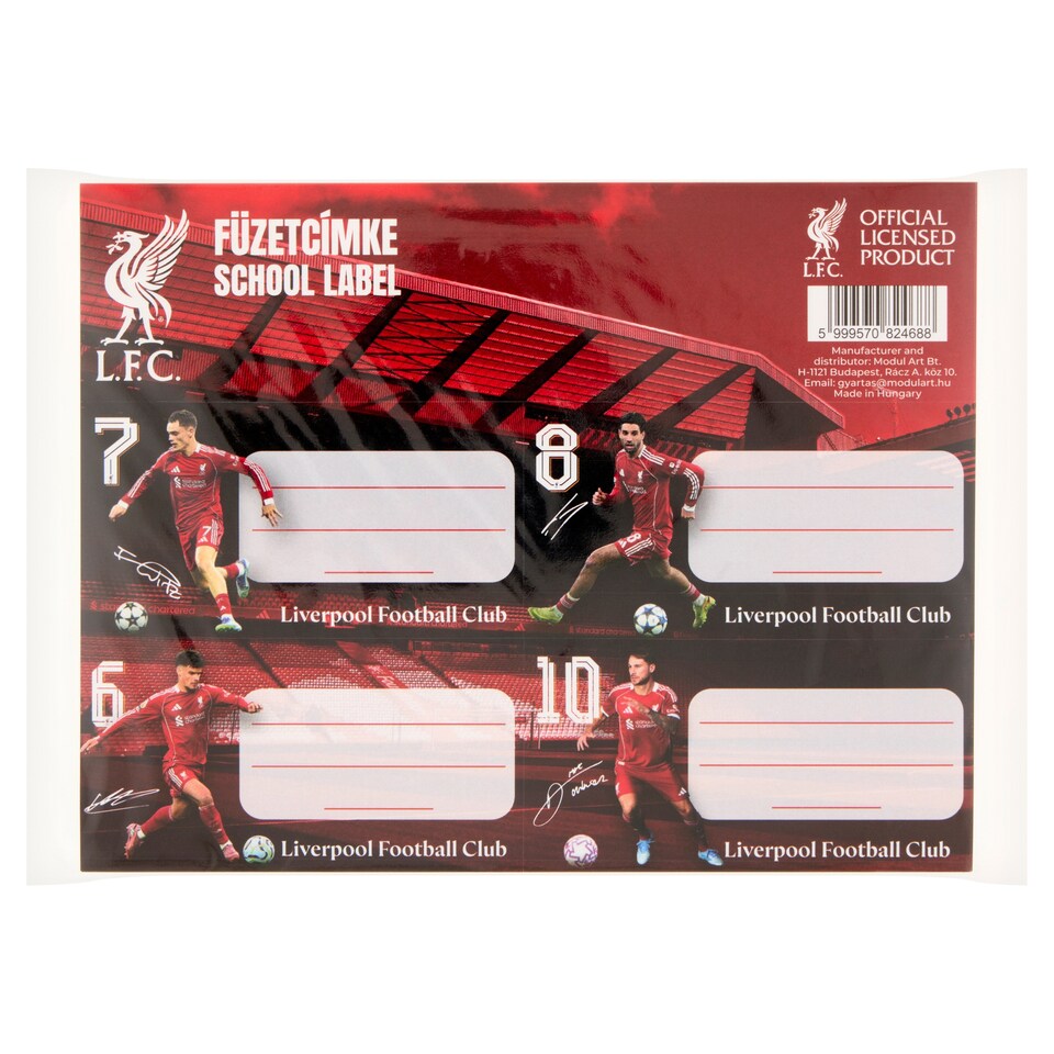 L.F.C. School Label 3 x 4 pcs