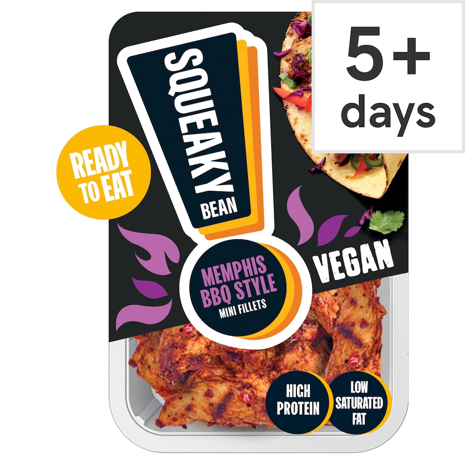 Squeaky Bean Chargrilled Mini Fillets Memphis Bbq 120G