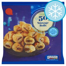 Tesco 50 Sausage Rolls 800G