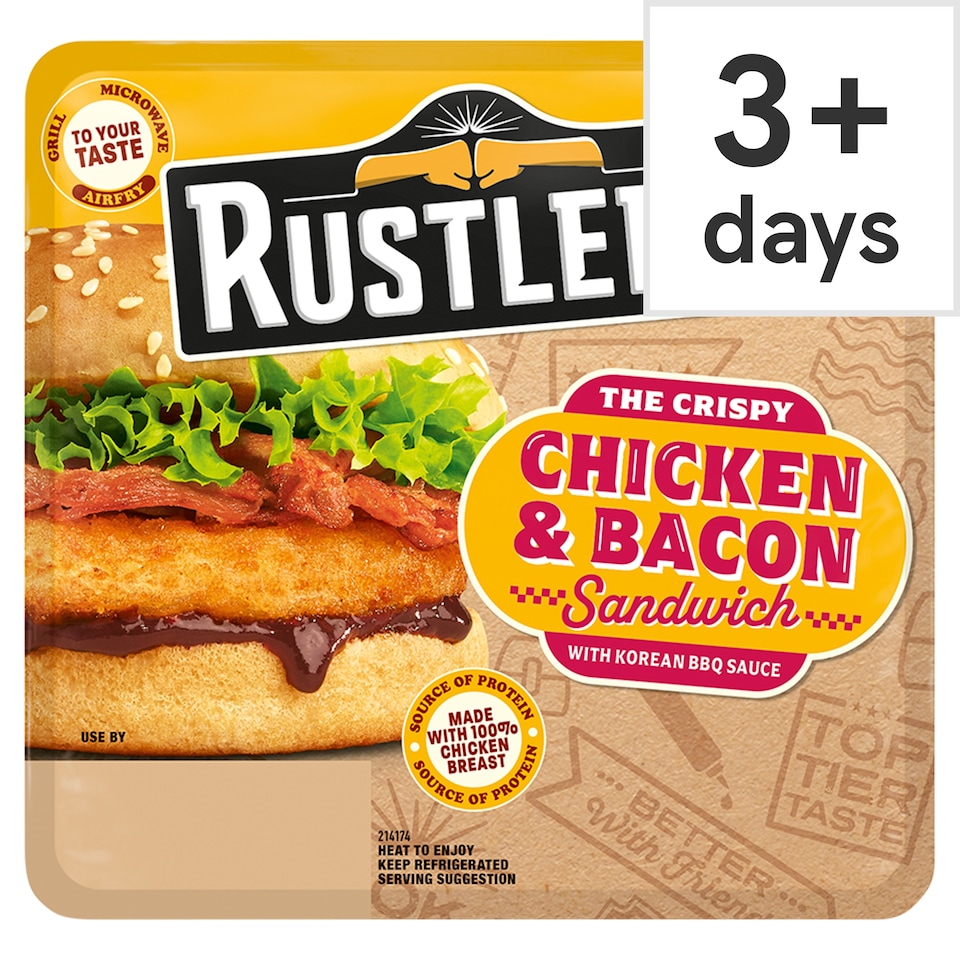 Rustlers Chicken and Bacon Burger 145g