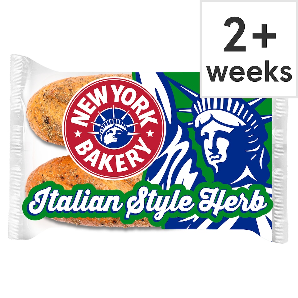 New York Bakery Italian Herb NYC Subs 2 pk