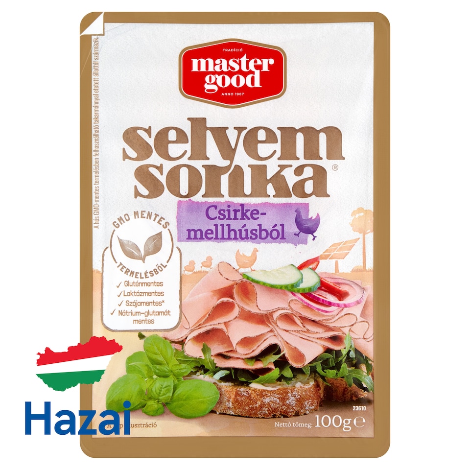 Master Good szeletelt selyemsonka csirkemellmellhúsból 100 g 1. kép