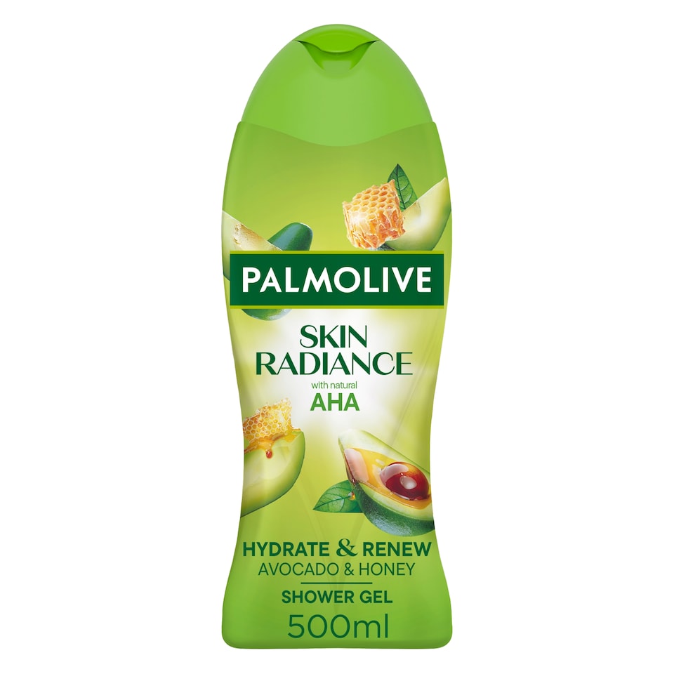 Palmolive Skin Radiance Avocado & Honey AHA savas tusfürdő 500 ml 1. kép