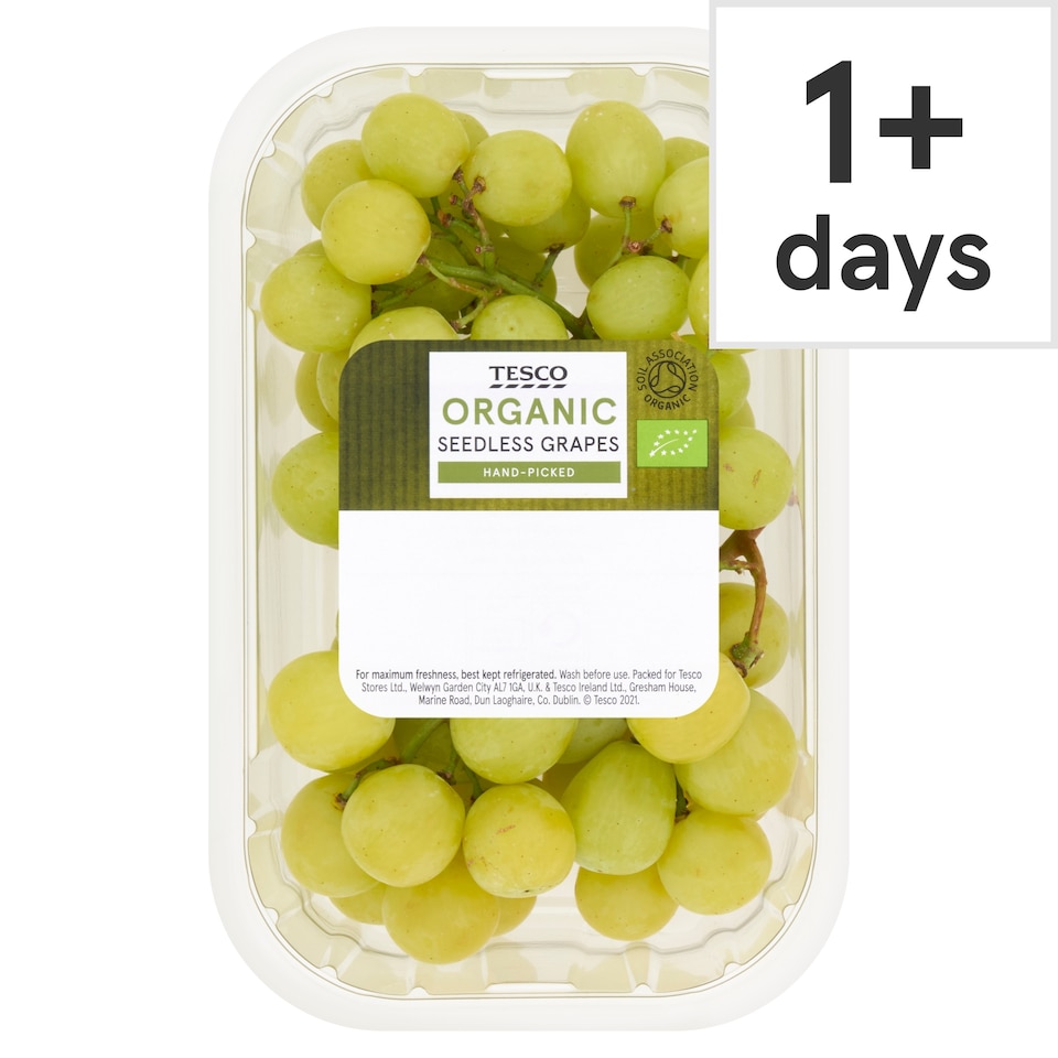 image 1 of Tesco Organic Grapes 300g