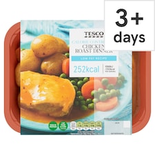 Tesco Calorie Controlled Chicken Roast Dinner 380G
