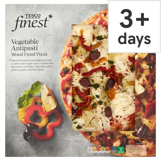Tesco Finest Vegetable Antipasti Pizza 420G Tesco Groceries
