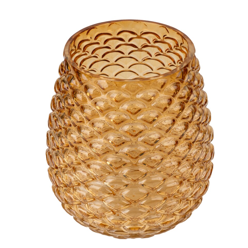 Candlelight Acorn Pattern Vase
