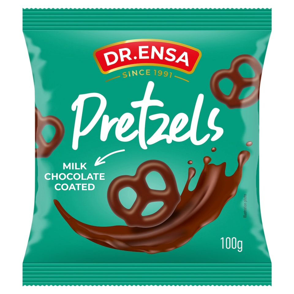 Dr. Ensa Salty Pretzel in Milk Chocolate 100g