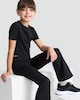 image 2 of F&F Active Cropped Short Sleeved T-Shirt in Black