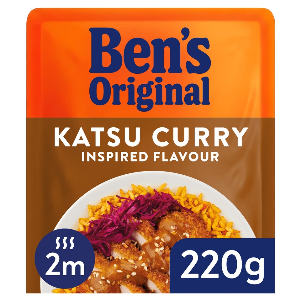 image 1 of Ben's Original Katsu Curry Microwave Rice 220G