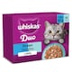 image 1 of Whiskas Duo Ocean Delights Adult Cat Food Pouches Jelly 12x85g