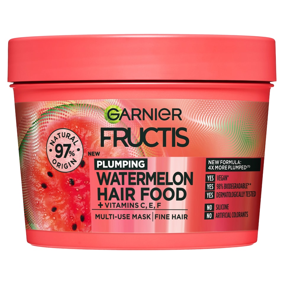 Garnier Fructis Hair Food Watermelon Hajpakolás, 400 ml