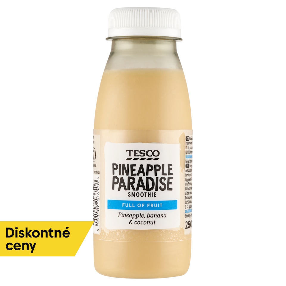 Tesco Zmes pretlakov a štiav z viacerých druhov ovocia s kokosovým mliekom 250 ml