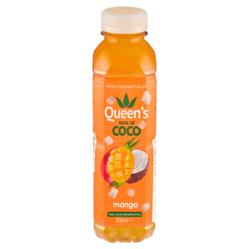 obrázok 1 z Queen's Nata de coco mango nesýtený nealkoholický nápoj 500 ml