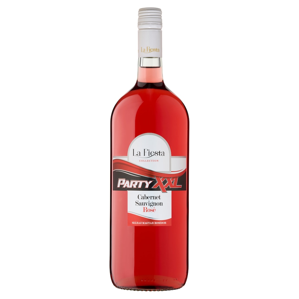 La Fiesta Party XXL Duna-Tisza közi Cabernet Sauvignon Rosé száraz magyar rosébor 11,5% 1,5 l  1. kép