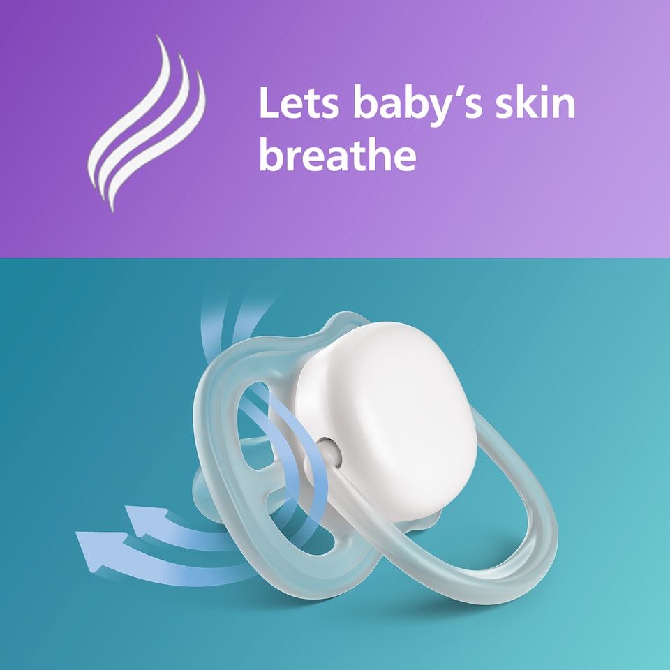 image 1 of Philips Avent Ultra Air Soother 18m+, 2 pack- SCF349/24