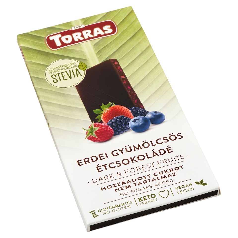 Torras erdei gyümölcsös étcsokoládé 125 g  1. kép