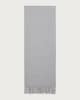 image 1 of F&F Textured Fringed Scarf in Grey