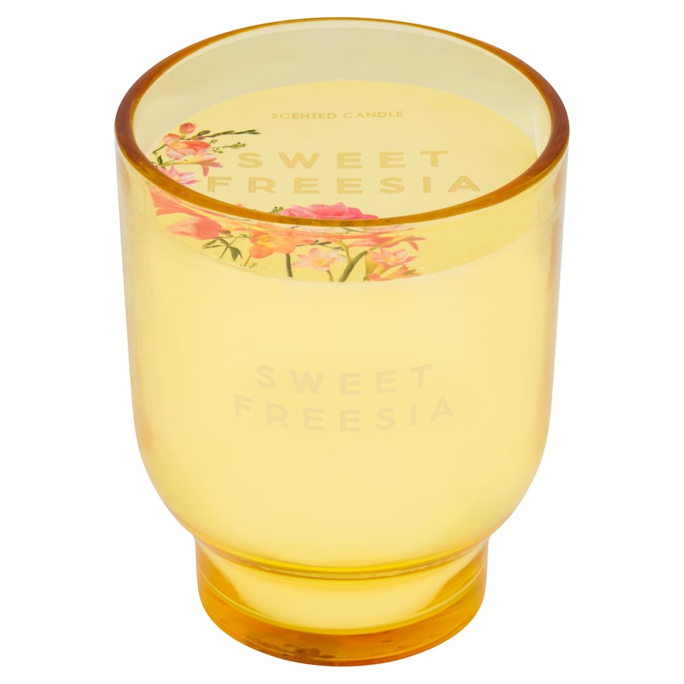 F&F Home Floral Bouquet Large Candle Sweet Freesia 440g