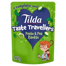 Tilda Kids Taste Travellers Pesto and Pea Risotto 220g     