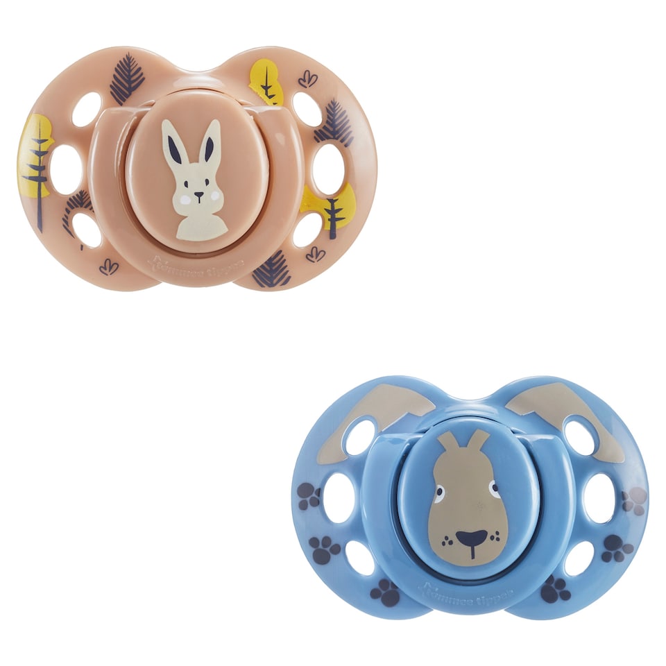image 1 of Tommee Tippee Fun Style Soothers, 18-36m, Pack of 2