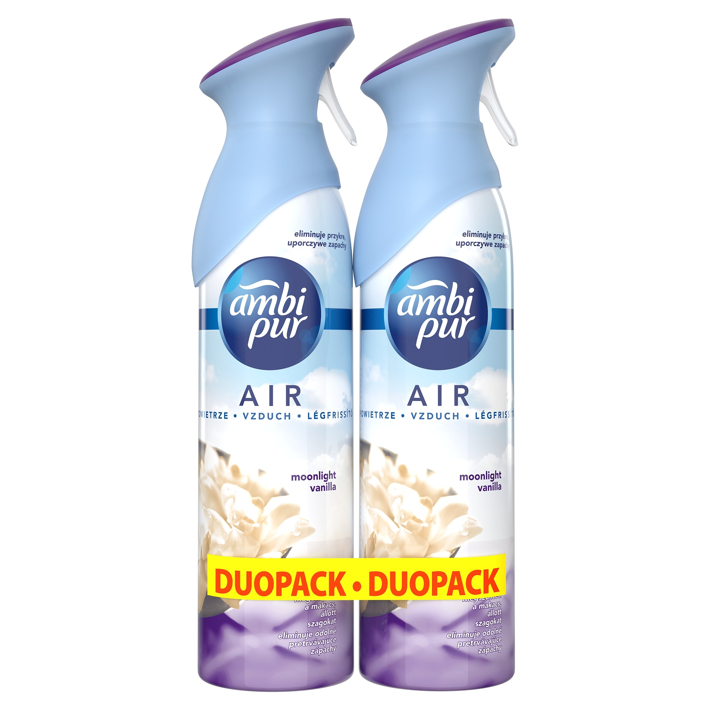 Ambi Pur Air Freshener Spray Moonlight Vanilla 600ML - Tesco Groceries