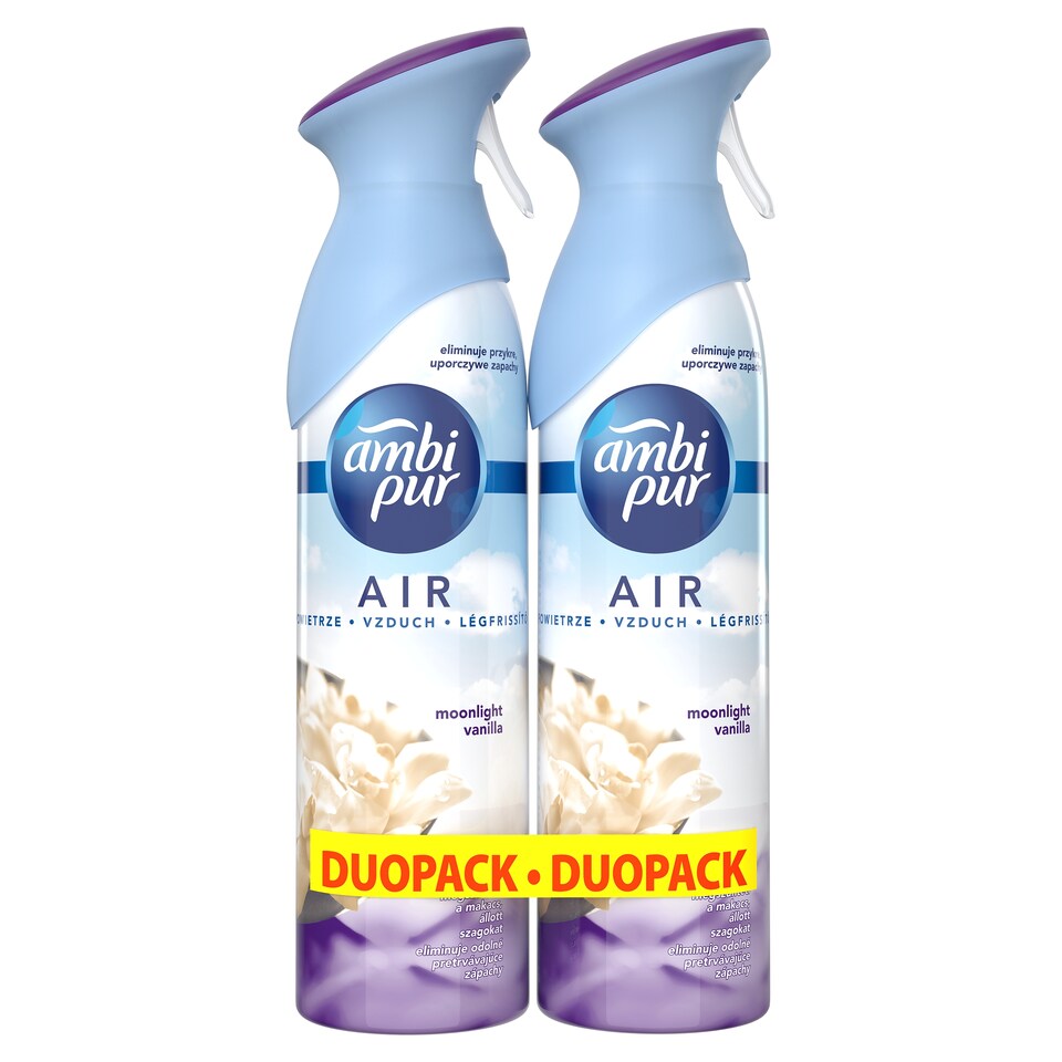 Ambi Pur Air Freshener Spray Moonlight Vanilla 600ML