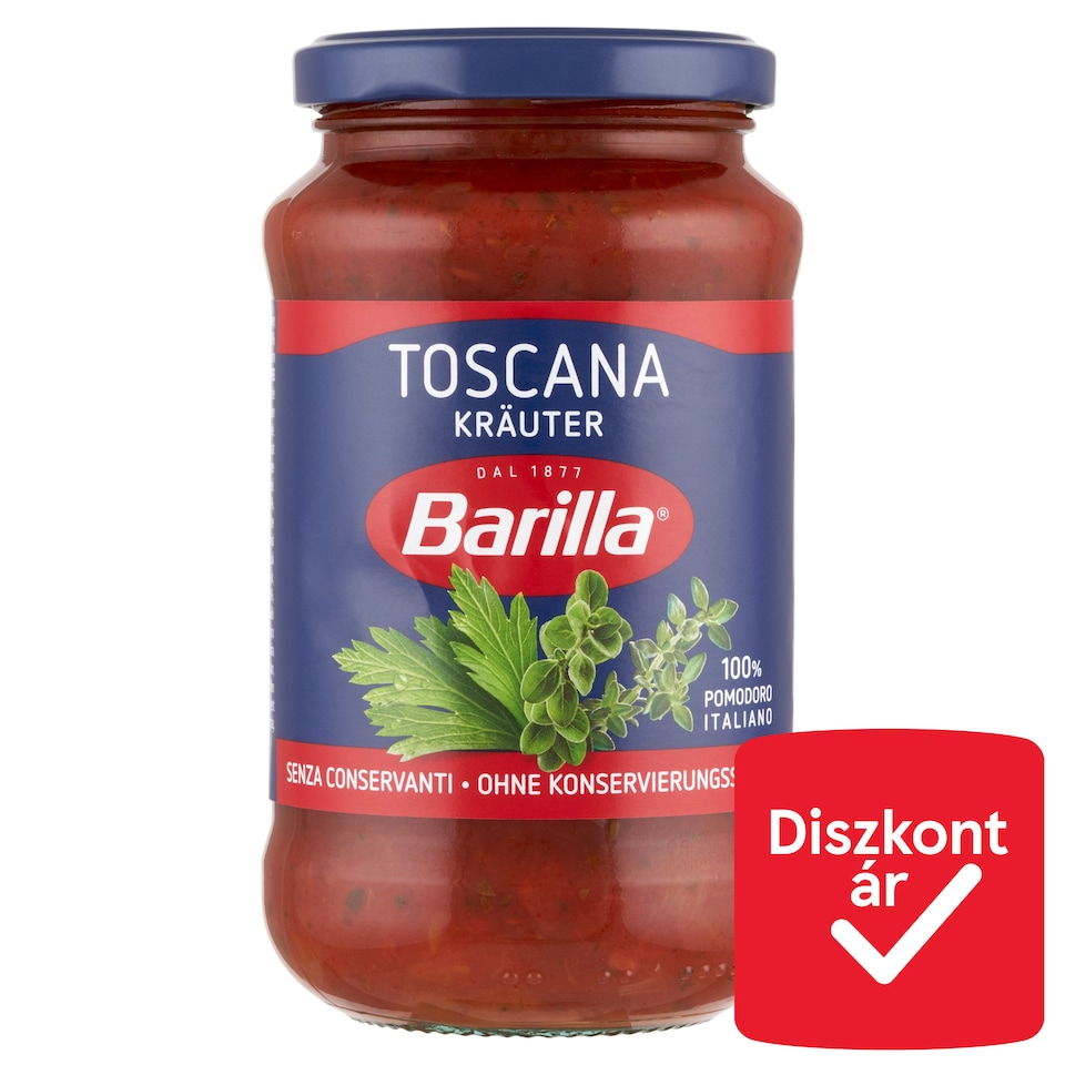 Barilla Toscana paradicsomszósz fűszernövényekkel 400 g