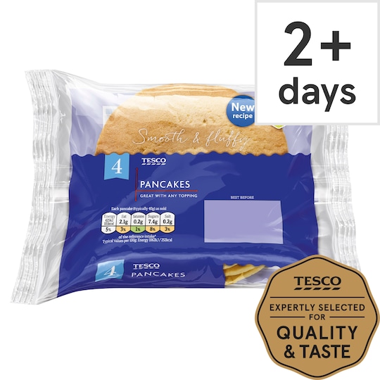 Tesco Pancakes 4 Pack Tesco Groceries