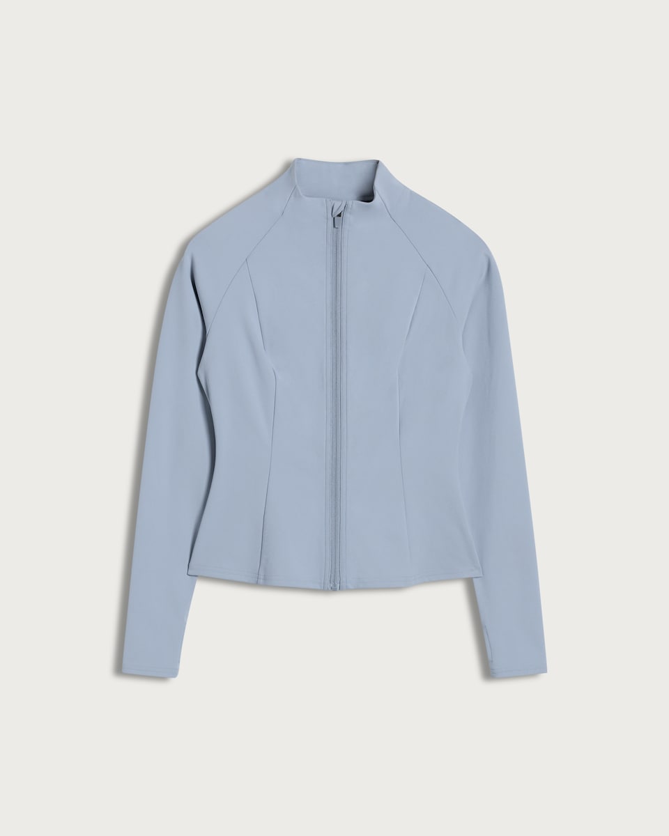 image 1 of F&F Active EVERYHOUR Zip Up Jacket in Blue