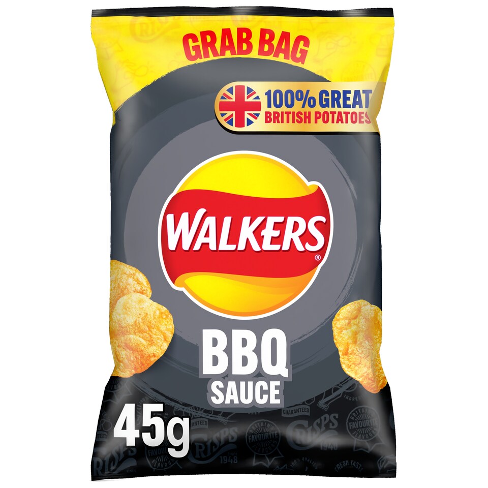 Walkers BBQ Grab Bag Crisps 45g