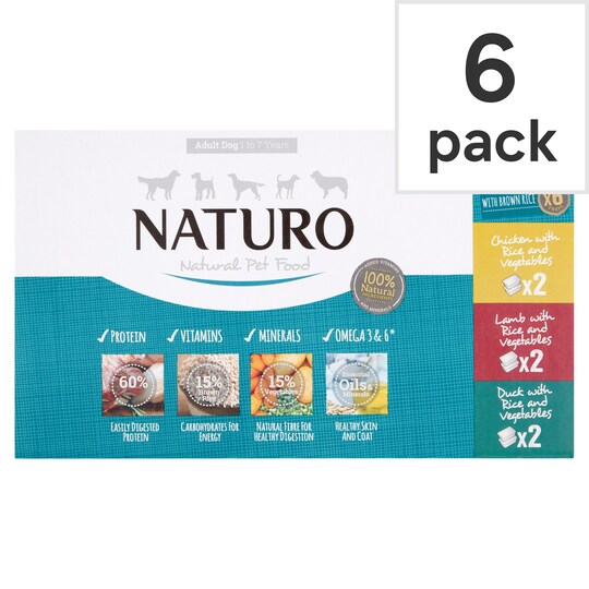 Naturo Dog Food Variety 6X400g Tesco Groceries