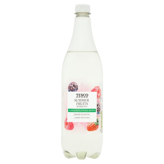 Tesco Sparkling Water Summer Fruits Fruits 1 Litre Tesco Groceries