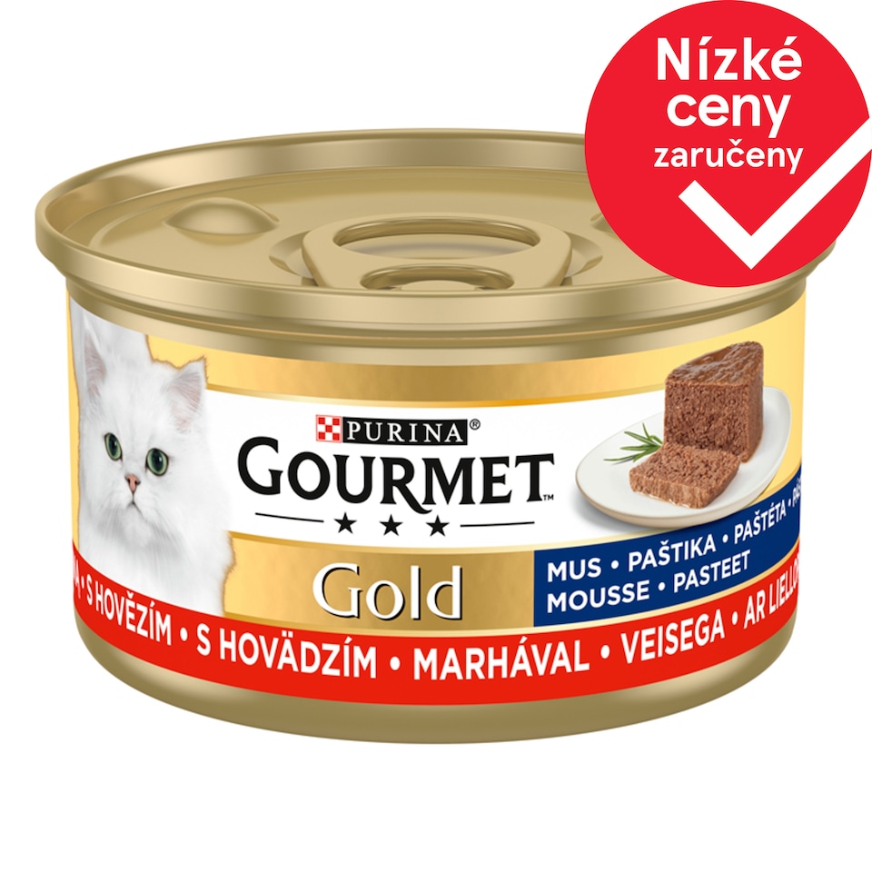 GOURMET Gold paštika s hovězím 85g