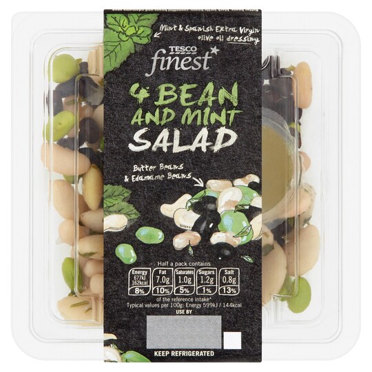 Tesco Finest Four Bean Salad 226G Tesco Groceries