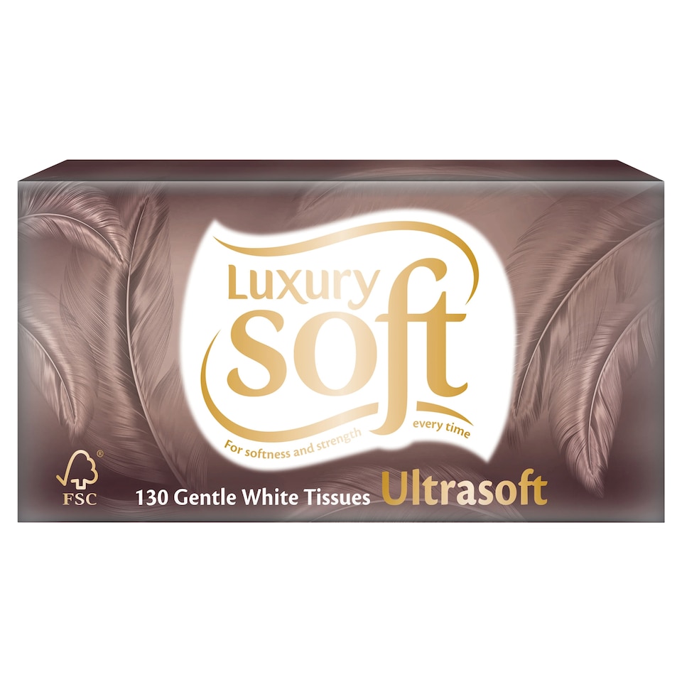 Tesco Luxury Soft Ultra Soft Tissues 130 Sheets