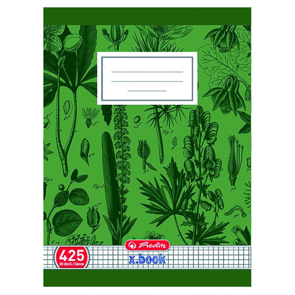 Herlitz Sešit čtverečkovaný 425 20 listů
