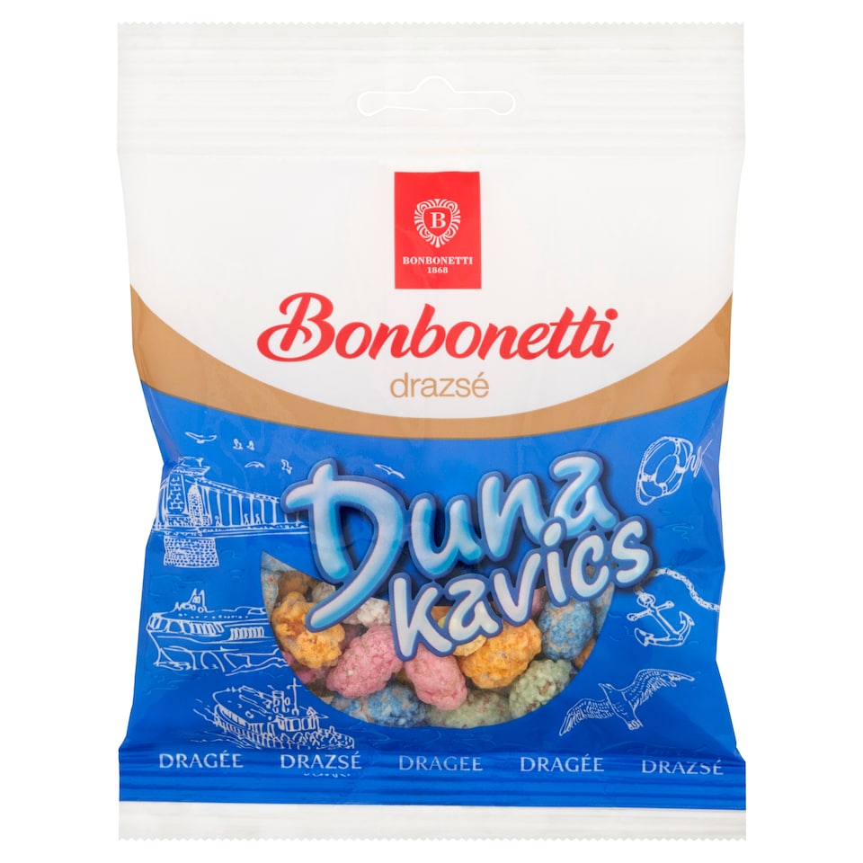 Bonbonetti Dunakavics pörkölt földimogyorós cukordrazsé 70 g  1. kép