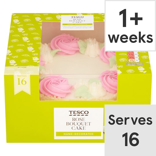 Tesco Rose Bouquet Cake Tesco Groceries