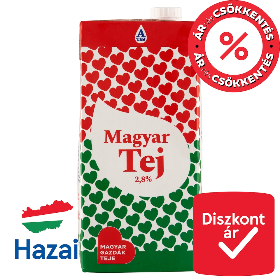 Magyar Tej UHT tej 2,8% 1 l  1. kép