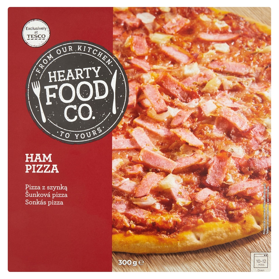 Hearty Food Co. Šunková pizza 300 g