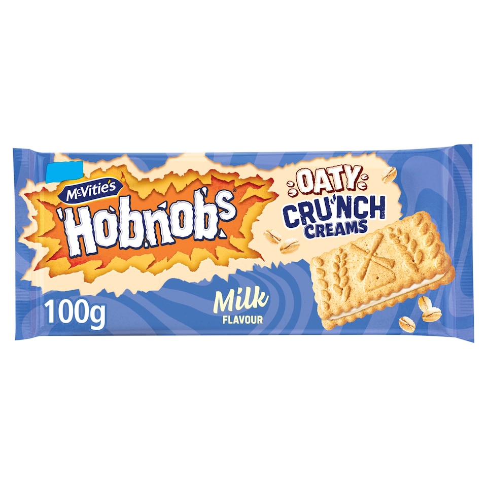 McVitie's Hobnobs Oaty Cru'nch Creams Milk Flavour 100g