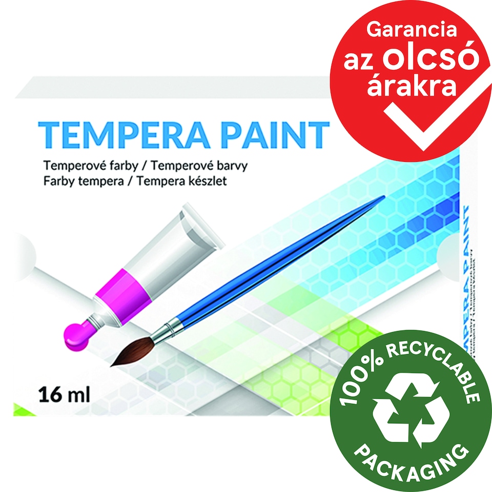 Tempera Paints 16 ml 6 pcs