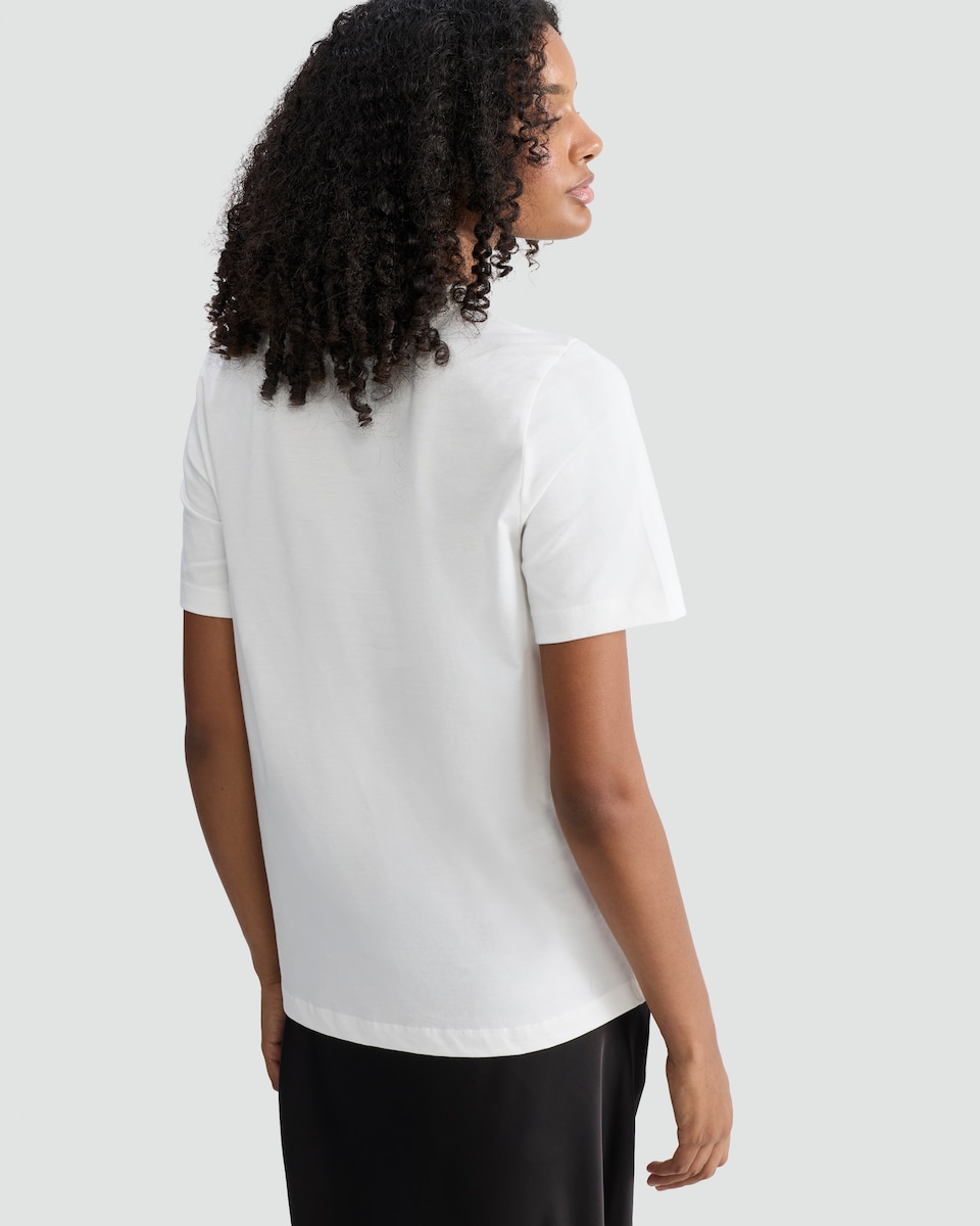 image 1 of F&F Pure Cotton Farmers Market Tomatoes Slogan T-Shirt in White