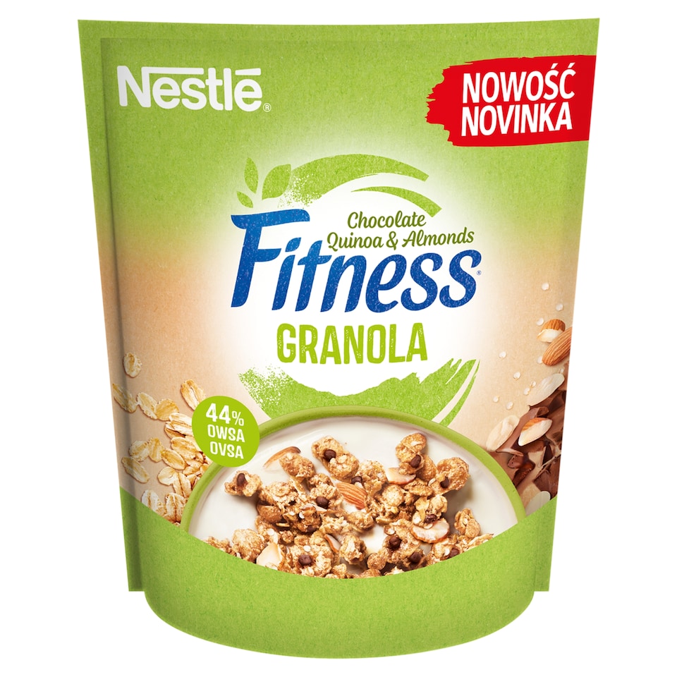 FITNESS GRANOLA Chocolate, Quinoa & Almonds 300g