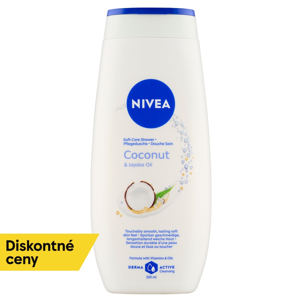 obrázok 1 z Nivea Coconut & Jojoba Oil Ošetrujúci sprchovací gél 250 ml