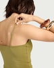 image 3 of F&F Polyamide Scoop Neck Vest in Olive