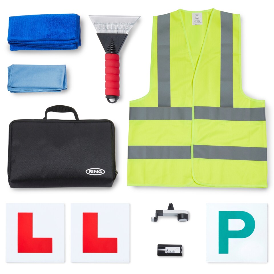 image 1 of Ring New Driver Car Care & Safety Kit