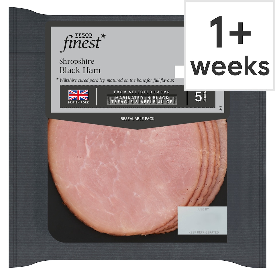 Tesco Finest Shropshire Black Ham 120g